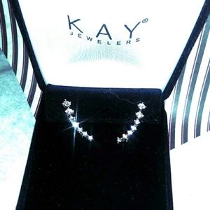 Sterling Silver Climber Earrings